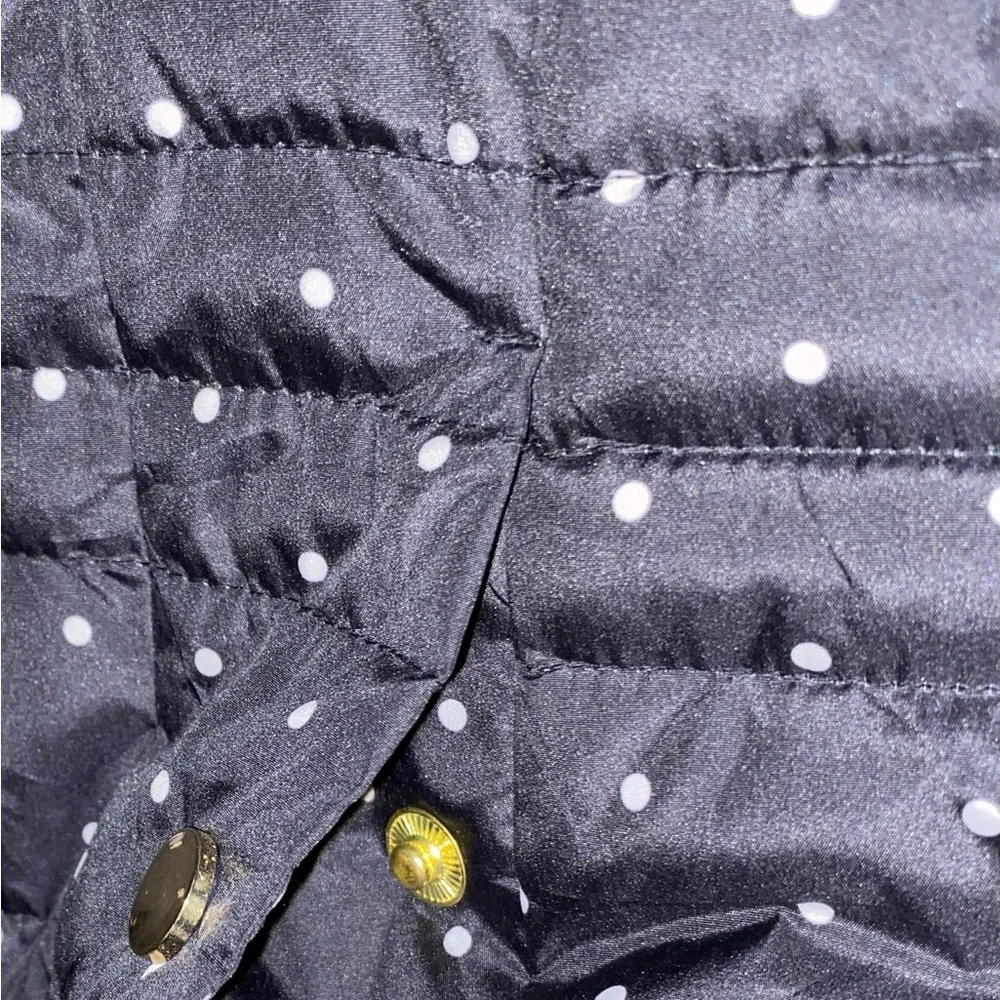 Medium Charter Club Polkadot Puffer Jacket - Picture 3 of 7